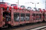 Franz�sische PKW-Transportwageneinheit vom Einsteller STVA mit der Nr.