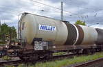Französischer Kesselwagen vom Einsteller MILLET Rail SAS mit der Nr.