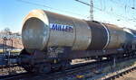 Französischer Kesselwagen vom Einsteller MILLET Rail SAS mit der Nr.