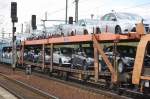 Italienischer PKW-Doppelstocktransportwagen vom Einsteller SITFA eingestellt mit der Nr.