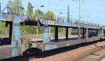 Die PKP Cargo habe ich in den letzten Jahren schon mit PKW-Transportwageneinheiten aus den unterschiedlichsten europäischen Ländern beobachten können, diesmal bestand der Ganzzug (leer)