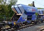 Niederl�ndischer zweiachsiger Sch�ttgutwagen der Vermietfirma Rail Pro mit der Nr.