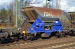 Offener Sch�ttgutwagen (Schotterwagen) der niederl�ndischen Leasingfirma railpro mit der Nr. 23 84 NL-RP 6437 442-6 Fccpps am 09.11.15 Bhf. Flughafen Berlin-Sch�nefeld.