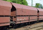 Niederländischer vierachsiger Schüttgutwagen mit schlagartiger Schwerkraftentladung vom Einsteller On Rail GmbH mit der Nr. 87 TEN 84 NL-ORME 6634 071-7 Falns 274 am 20.06.17 Bf. Hamburg-Harburg.