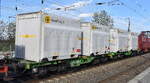 Drehgestell-Flachwageneinheit vom slowakischen Einsteller Budamar Innovations, a.s.