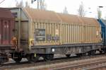 Polnischer Teleskopdachwagen eingestellt mit der Nr.