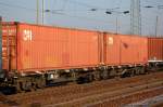PolnischerGelenk- Containertragwagen, eingestellt mit der Nr.