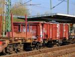 Offener polnischer G�terwagen mit zwei Rads�tzen der PKP Cargo, Nr.