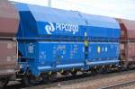 Polnischer Sch�ttgutwagen der PKP CARGO mit Kohle bef�llt eingestellt mit der Nr.