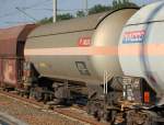Polnischer Gasdruckkesselwagen mit dem Firmenlogo ORLEN eingestellt mit der Nr.