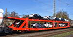 Doppelstockwaggon (Wageneinheit) für den Automobiltransport für die DB Cargo Logistics GmbH in Kooperation mit der spanischen Transfesa Logistics S.A.