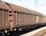 Tschechischer Schiebewandwagen eingestellt mit der Nr.