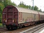 Tschechischer Schiebewandwagen mit CD Logo eingestellt mit der Nr.