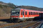Am 05.12.2016 fährt 628 661 (RE 17) in die Abstellung in Bestwig.
