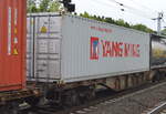 Ein 40’ Standard-Container der Yang Ming Line aus der Republik China auf Taiwan am 09.05.17 Bf.