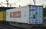 Ein 40’ Standard Container der K-LINE container tracking aus den USA am 19.06.17 Bf.