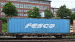Russischer 40ér Standart-Container der FESCO Transportation Group am 20.06.17 Bf.