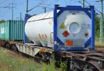 Gasdruck-Kesselcontainer mit Sonnendach (UN-Nr.