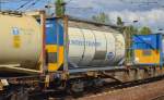Kesselcontainer von UNITED TRANSPORT am 10.09.15 Bhf.