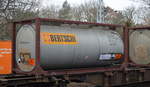 Ein 20ér Tankconatiner der BERTSCHI AG aus der Schweiz (UN.
