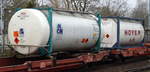 20ér Tankcontainer der MCM - MANAGEMENT CONTROL & MAINTENANCE SA aus der Schweiz (UN-Nr.