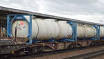 Gelenk-Containertragwagen vom Einsteller TOUAX mit der Nr.