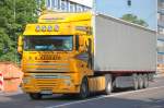 Eine DAF XF 105.450 Zugmaschine mit Auflieger der Sped.