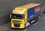 DAF XF 105.??? Zugmaschine mit Auflieger der Fa.