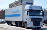 DAF XF 105.460 Zugmaschine mit Auflieger der Sped.