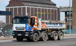 Pr�chtiger Vierachs IVECO TRAKKER Kipper der Fa.