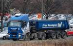 IVECO STRALIS 460 Sattelkipper des Fuhrunternehmens Erler Wennigsen, 19.12.13 Berlin Marzahn.