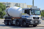 MAN TGS 35.400 Betonmischfahrzeug vom Fuhrunternehmen BORN am 08.06.16 Berlin-Marzahn.
