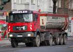 MAN FE 410A Sattelkipper der Fa.