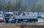MAN TGS Baustofftransport-Sattelzug (Selbstlader) der Fa.