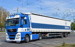 Farblich ansprechender MAN TGX 18.540 Sattelzug der Fa.