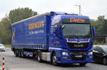 MAN TGX 18.460 Zugmaschine mit Auflieger der Internationalen Sped.