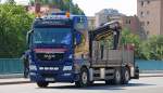 MAN TGX 26.440 Baustofftransporter (Selbstlader) der Fa.