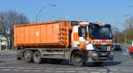 MB ACTROS 2541 Abrollkipper + Hänger der Fa.