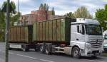 MB NEW ACTROS 2545 Abrollkipper + Hänger der Fa.