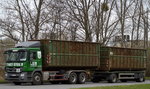 MB ACTROS 2646 Abrollkipper + Hänger der Fa.