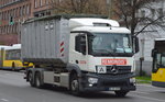 MB AROCS Abrollkipper der Fa.REMONDIS am 20.04.16 Berlin-Weißensee.