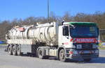 MB ACTROS Sattelzug als Abwassserentsorgungsfahrzeug der Fa.