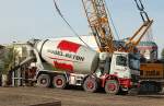 Ein MB ACTROS 4141 Betonmischer der Fa.