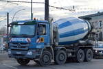 MB ACTROS 3236 Betonmischfahrzeug mit LIEBHERR Betontrommel der Fa.BERGER  am 29.11.17 Berlin-Marzahn.