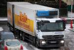 MB ACTROS 2541 H�ngerzug mit Kastenaufbau + K�hlthermo der Sped.