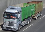MB NEW ACTROS 2545 Wechsellader mit Hänger mit Abrollconatianern der Fa.