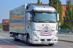 MB NEW ACTROS 1843 mit Kastenaufbau der Fa.