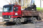 MB ACTROS 1831 Kippeer mit Hydraulikgreifarm als Aufsatz der Fa.