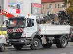 MB AXOR 1833 Baukipper mit Hydraulikgreifarmaufsatz der Fa.