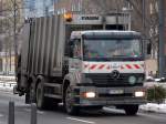 Ein MB ATEGO 528 M�llentsorgungsfahrzeug mit FAUN M�llpresse der Fa.